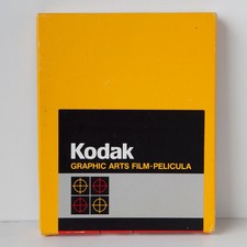 Kodak 100 Sheets 4x5 Graphic Arts Ortho Film Kodalith 4556 Type 3 - 09/1992 Exp