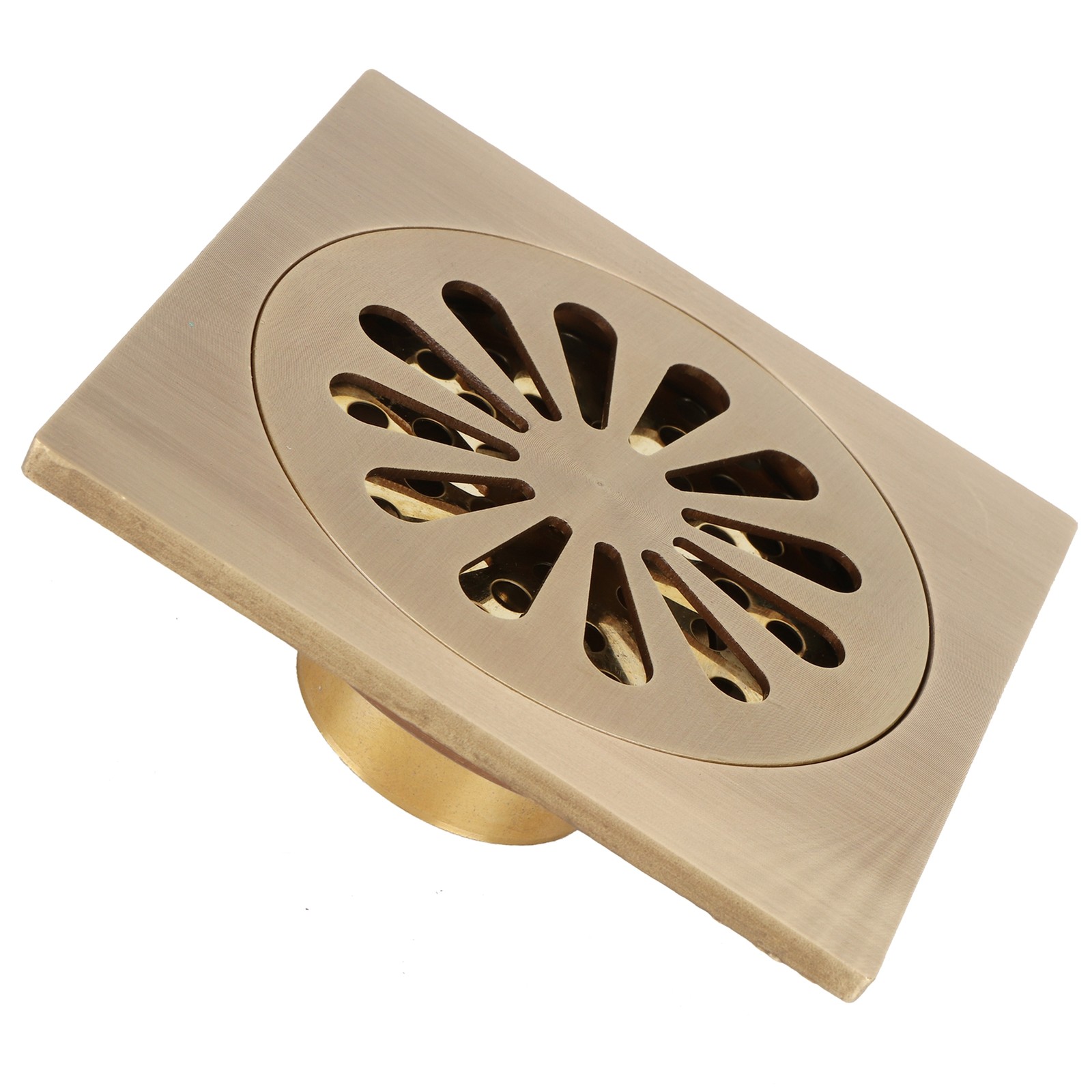 °Floor Drain Set European Style Antique Copper Shower Drain Bathroom Toilet.