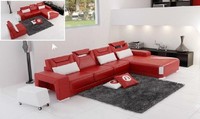 Wohnlandschaft Polster Ecke Eck Sofa Mit Usb Garnitur Landschaft Leder PH739B