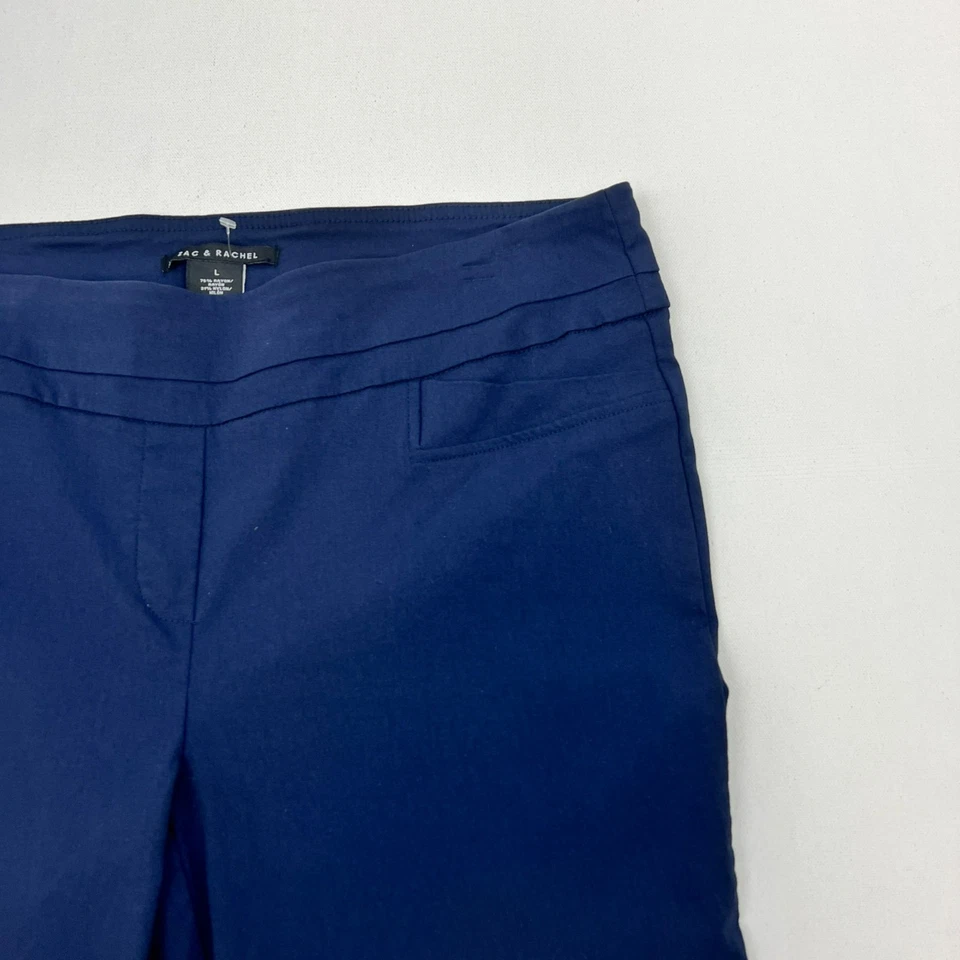 Zac & Rachel Womens Dress Pants Pull On Navy Size Large - Image 3 of 4