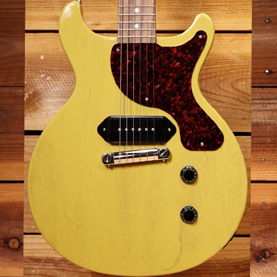 Gibson Les Paul Junior Double Cut 2025 - TV Yellow Clean! + OHSC DC Cutaway 5009