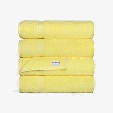 100 Turkish Cotton Bath Towel Set of 4 27x54 inch  Heirloom Quality  Hotel...