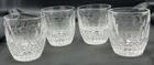 Waterford Colleen crystal set of 4 Single Old Fashioned Glasses 3.5"