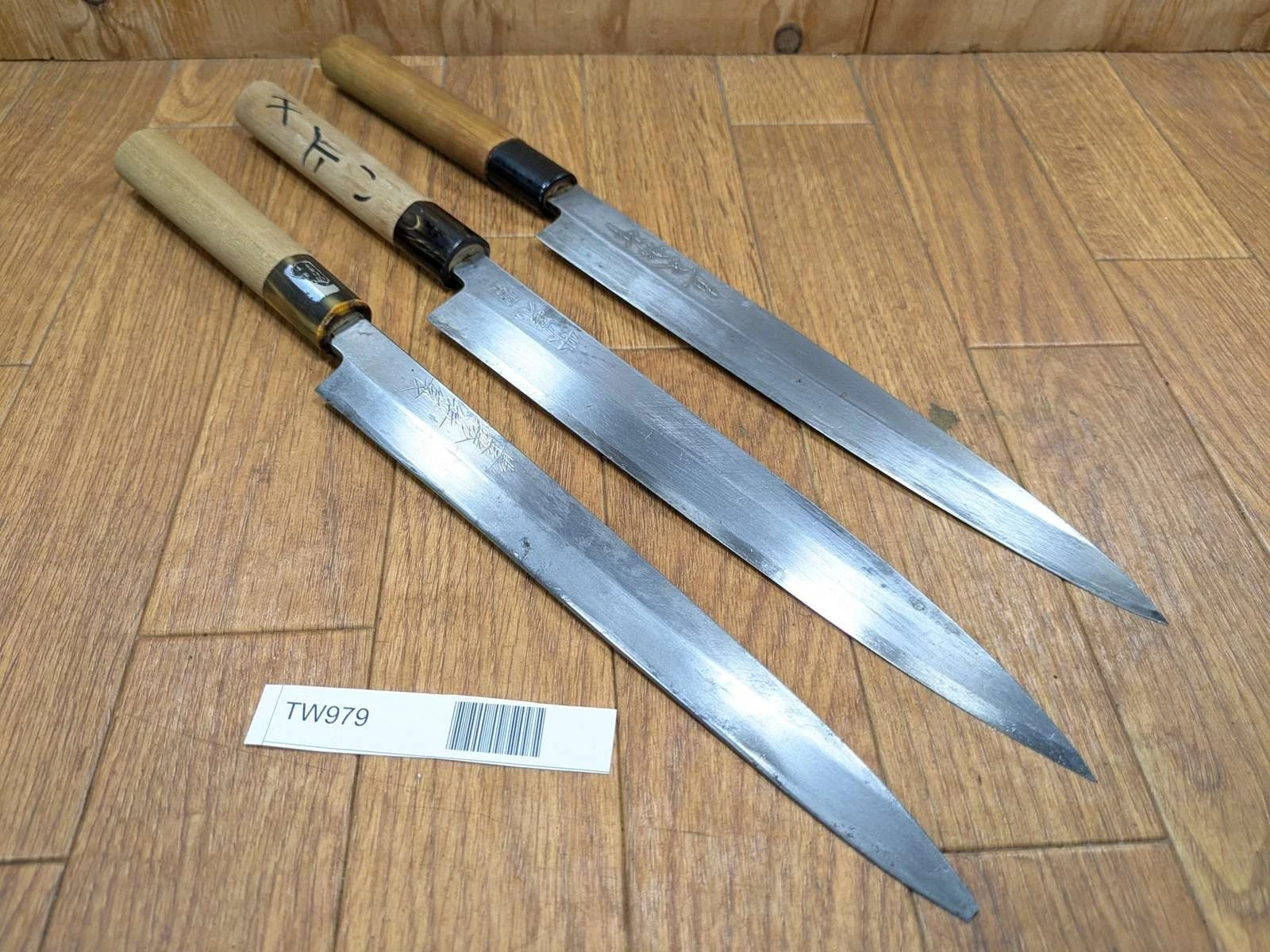 Japanese Chef's Kitchen Knife Set 3 Piece YANAGIBA from Japan TW979