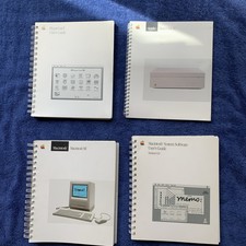 Vintage Mac manuals - lot of four, including Macintosh SE