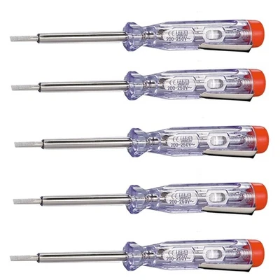 FIXPOINT ✅Phasenprüfer Spannungsprüfer 2 -5 Stück 200-250 Volt Prüfer Stromprüfer Prüfer