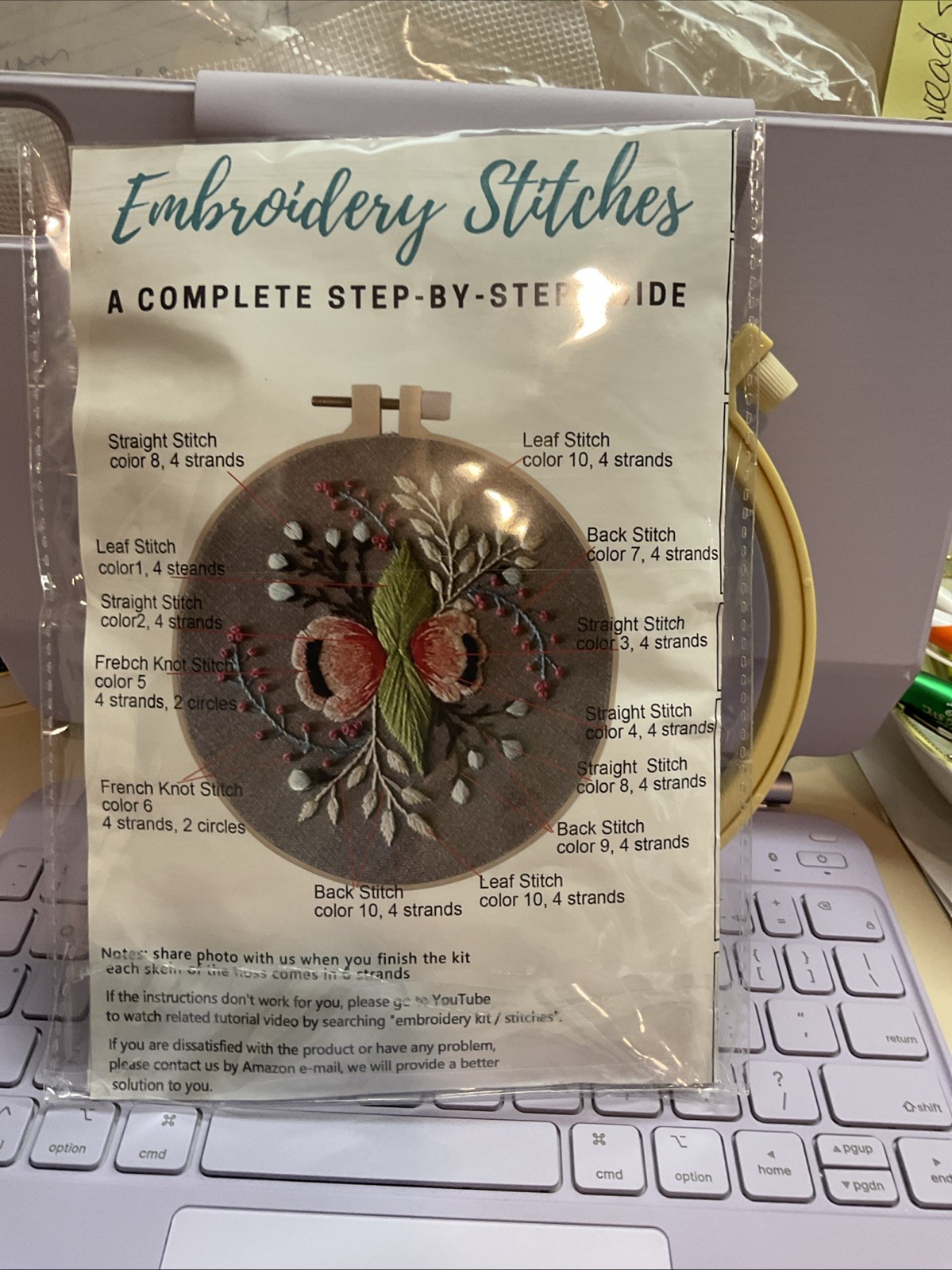 Louise Maelys Embroidery Kit For Home Decor Step By Step Guide