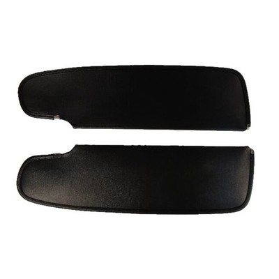Sun Visor for 1957 Chrysler 300 Hardtop 2-Door Cardboard/Fiberboard Black Front