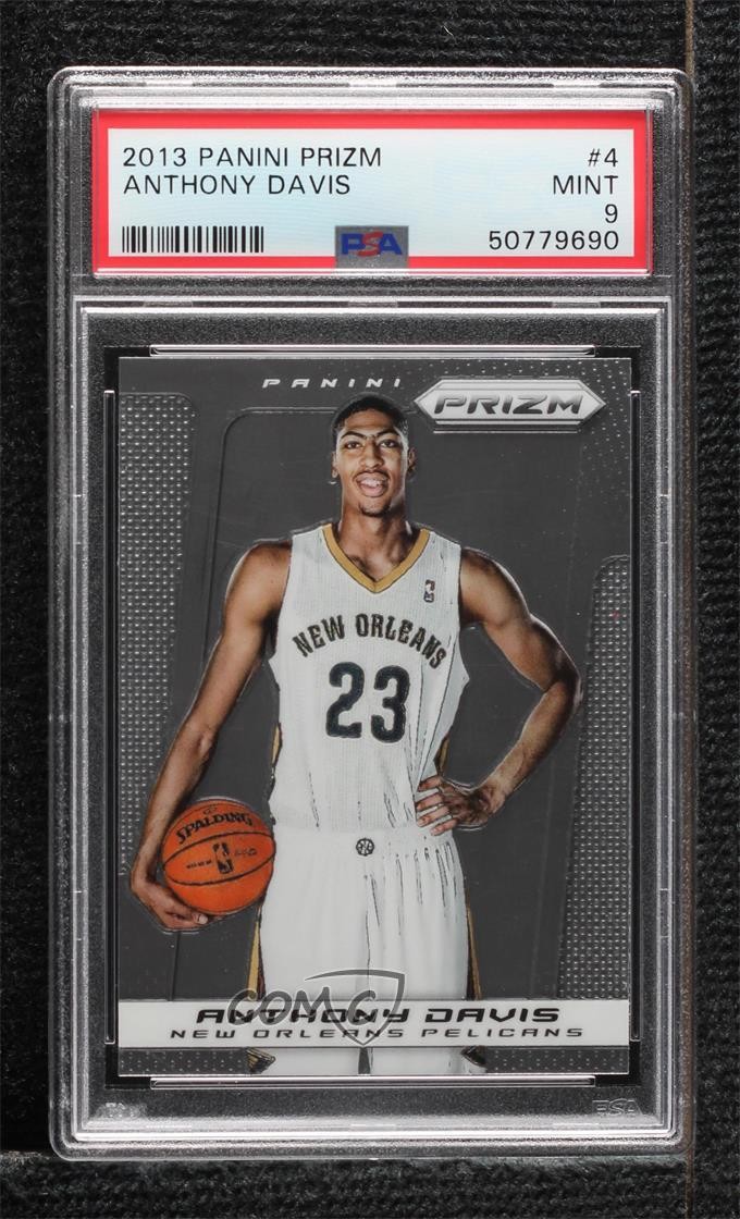 2013-14 Panini Prizm Anthony Davis #4 PSA 9 MINT 0d3