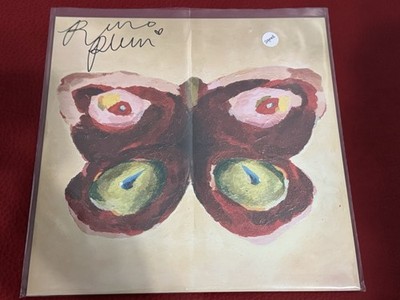 SIGNED COVER! - Runo Plum - Patching - Olive Green Vinyl LP
