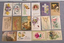 lot of 16 antique Easter postcards early 1900's