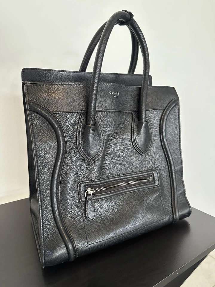 Céline Luggage Micro Leather Handbag suede Interior - Image 2 of 4