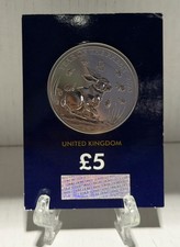 2023 Royal Mint Year of the Rabbit Lunar £5 Five Pound Coin BU Change Checker