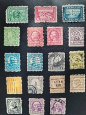 Lote 18 Sellos USA (1915-1930) - Clásicos Siglo XX -