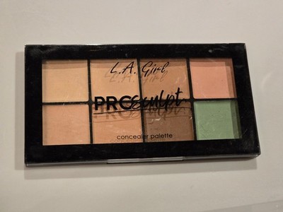 L.A. Girl Pro Sculpt Concealer Palette 8 Colors Highlight & Correct Full Coverag