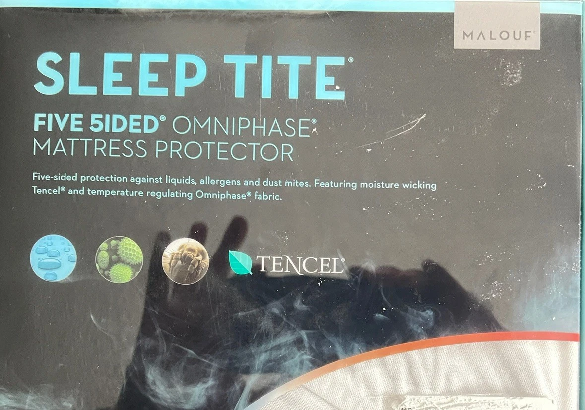 Malouf, Sleep Tite Mattress protector Twin Size, New
