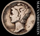 1926-D Silver Mercury Dime - Scarce  Better Date  No Reserve  #K4520