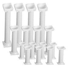  16 Pcs Alzata Per Dolci Alzatine Supporti Torte Nuziali Bastoncini Torta