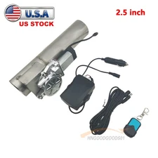 2.5'' Electric Exhaust Valve I Pipe Straight Control Valve with Remote Switch