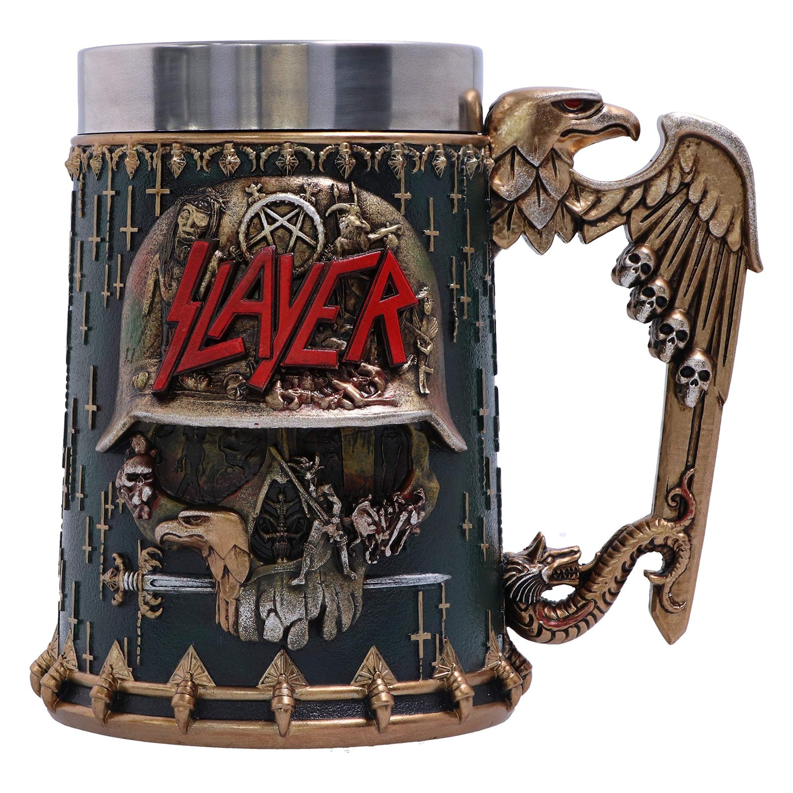 Officially Licensed Slayer Eagle Helmet Skull Logo Tankard 17390₽