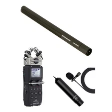 Sennheiser MKH-416 Short Shotgun Interference Tube Microphone, Bundle with Zoom