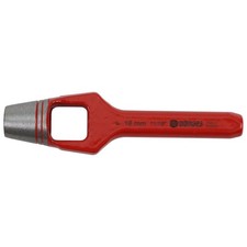 D&ouml;nges Henkellocheisen nach DIN 7200 A, rot lackiert, Durchmesser 18 mm
