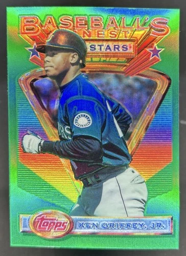 1993 Topps Finest Ken Griffey, Jr. Refractor #110 Mariners