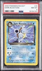 2000 POKEMON ROCKET #20 DARK BLASTOISE PSA 8