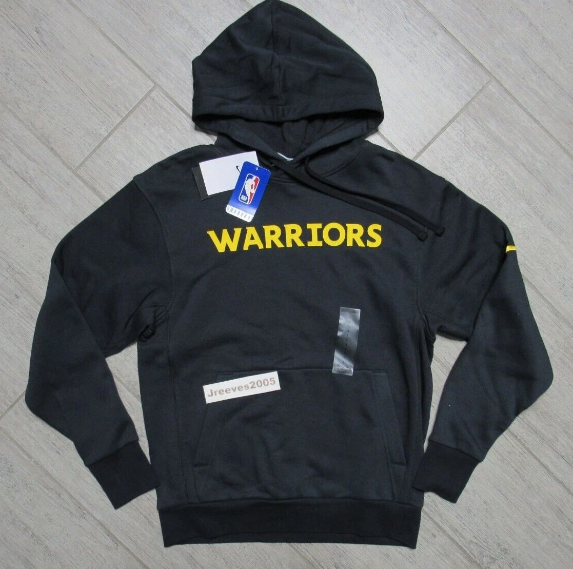 NIKE NBA GOLDEN STATE WARRIORS CITY EDITION PULLOVER HOODIE 'BLACK