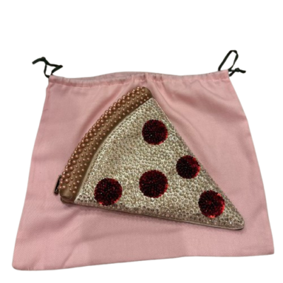 ケイト Kate Spade New York Crystal Embellished Slice 3d Pizza Crossbody