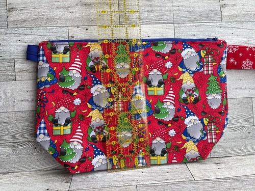 Projekt Tasche Stricken Häkeln Handwerk Reißverschluss Garn Organizer Aufbewahrung Wichtel - Bild 10 von 10
