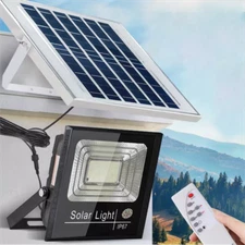 300W LED Solar Flood Lights Outdoor Street Light Dusk to Dawn Flood Wall Lamp