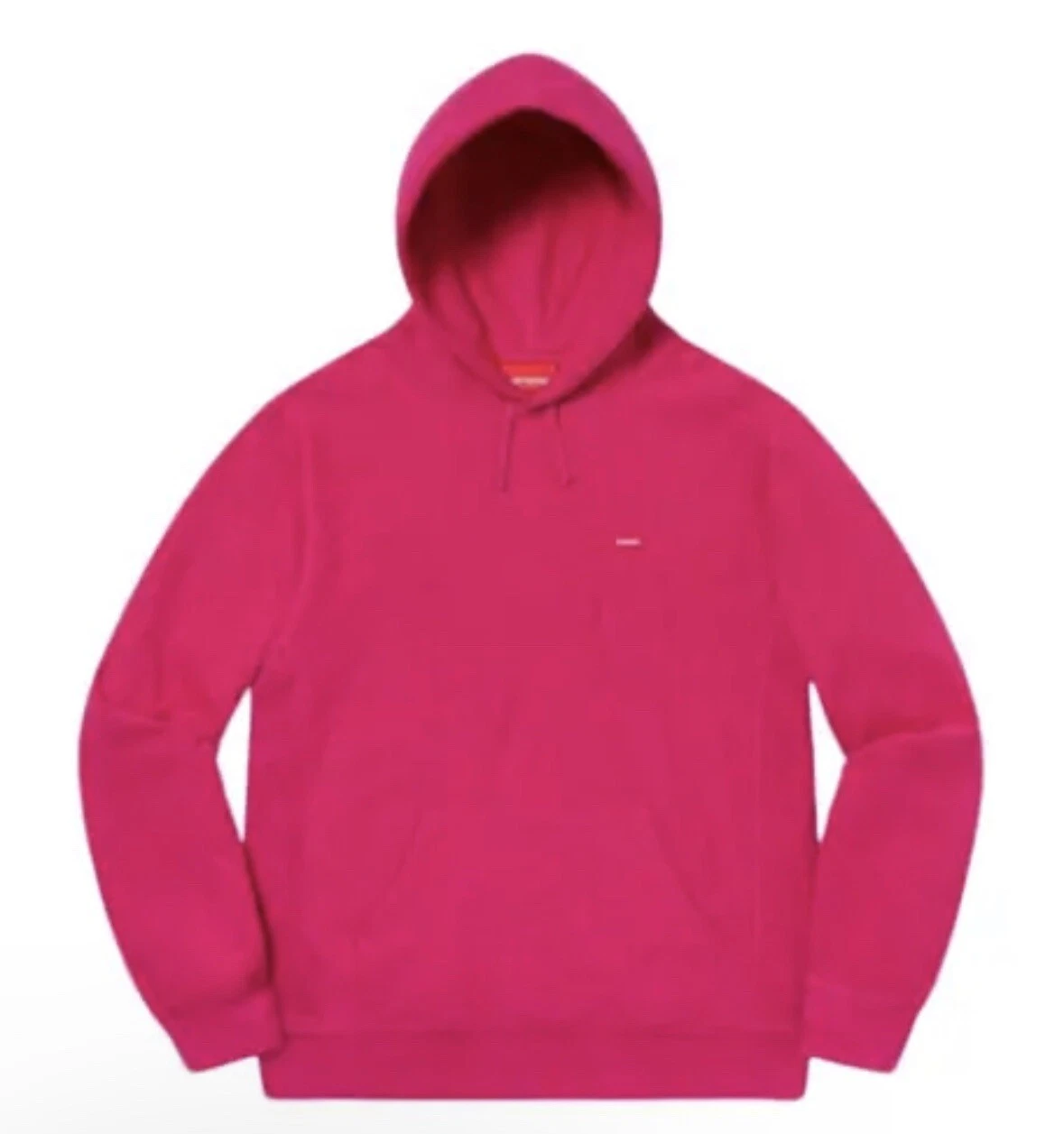 Pull sweat shirt Supreme petite boîte logo sweat à capuche homme à capuche fuchsia taille grande