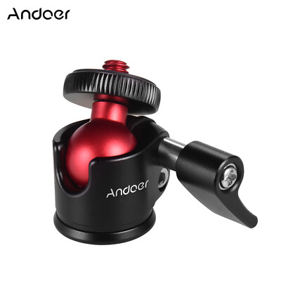 Andoer Universal Swivel Mini Ball Head Screw Tripod Mount for DSLR Camera A9B8