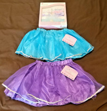 Baby Girl Blue/ Purple Tutu Colors and 6pc Hair Accessory Set
