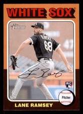 2024 Topps Heritage #353 Lane Ramsey Chicago White Sox RC