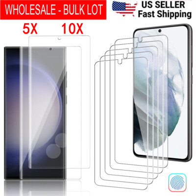 Wholesale Clear Tempered Glass Screen Protector For Samsung S25 S24 S23 S22 S21+
