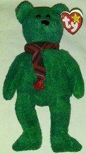 TY Original Beanie Baby WALLACE Bear 