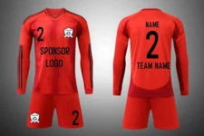 soccer jerseys Shorts Socks for boys Custom Goalie Jersey Shirts Soccer Uniform