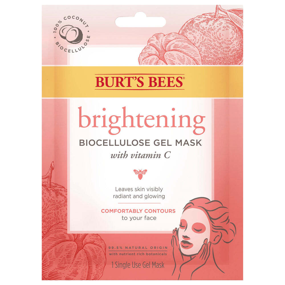 Биоцеллюлозная гелевая маска BurtS Bees осветляющая с витамином С 1 Карат 3190₽