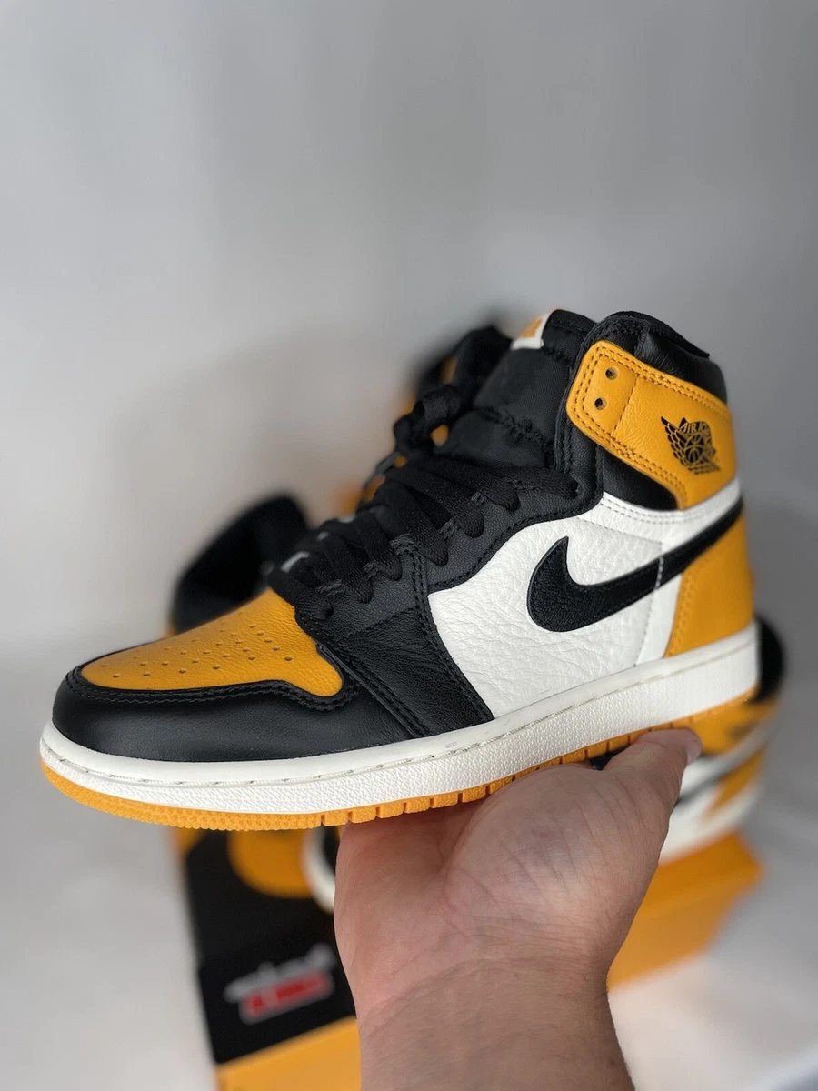 Air Jordan 1 High OG Taxi Yellow Toe | Size UK 6 EUR 39 - Brand New In Box  📦 ✓ | eBay
