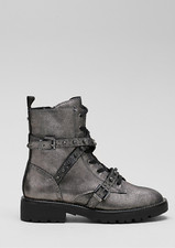 Image of Women's Boots Dune London Embellished Leather Designer Size Uk 8 New RRP £165