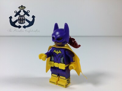 Lego DC Comics Minifigure Batgirl, Yellow Cape w/ Dual Sided Head sh305  Batman