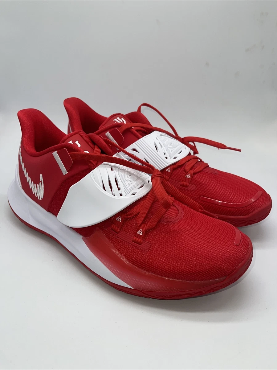 Size 12 Nike Kyrie Low 3 TB Gym Red Basketball Shoes CW4147-600 NEW Nike Kyrie 3 TB Low University Red | eBay main image 4