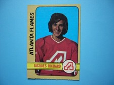 1972/73 O-PEE-CHEE HOCKEY CARD #279 JACQUES RICHARD ROOKIE EX/NM NM SHARP+ OPC