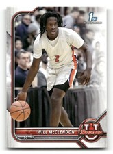 2022 Topps Bowman University Basketball ~ Base ~ #73  Will McClendon