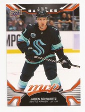 2022-23 Upper Deck MVP Hockey Kraken Jaden Schwartz Ice Battles Card #53