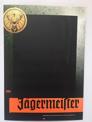 Jägermeister Kreidetafel aus Pappe 29,5 x 41 cm Tafel Board