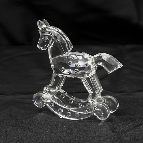Cristallo Swarovski Cavallino a dondolo - Nuovo con scatola - Made in Austria - Picture 2 of 4