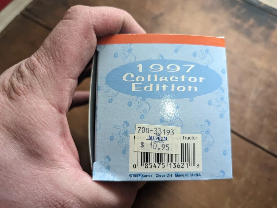 Vintage NOS (1) XONEX Mini Farm Boy Pedal Tractor 1997 Diecast Col Ed Murray - Image 3 of 4